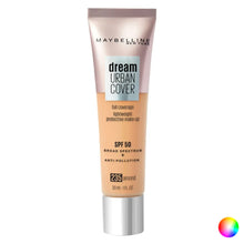 Cargar imagen en el visor de la galería, Base de maquillage liquide Dream Urban Cover Maybelline SPF50 (30 ml)