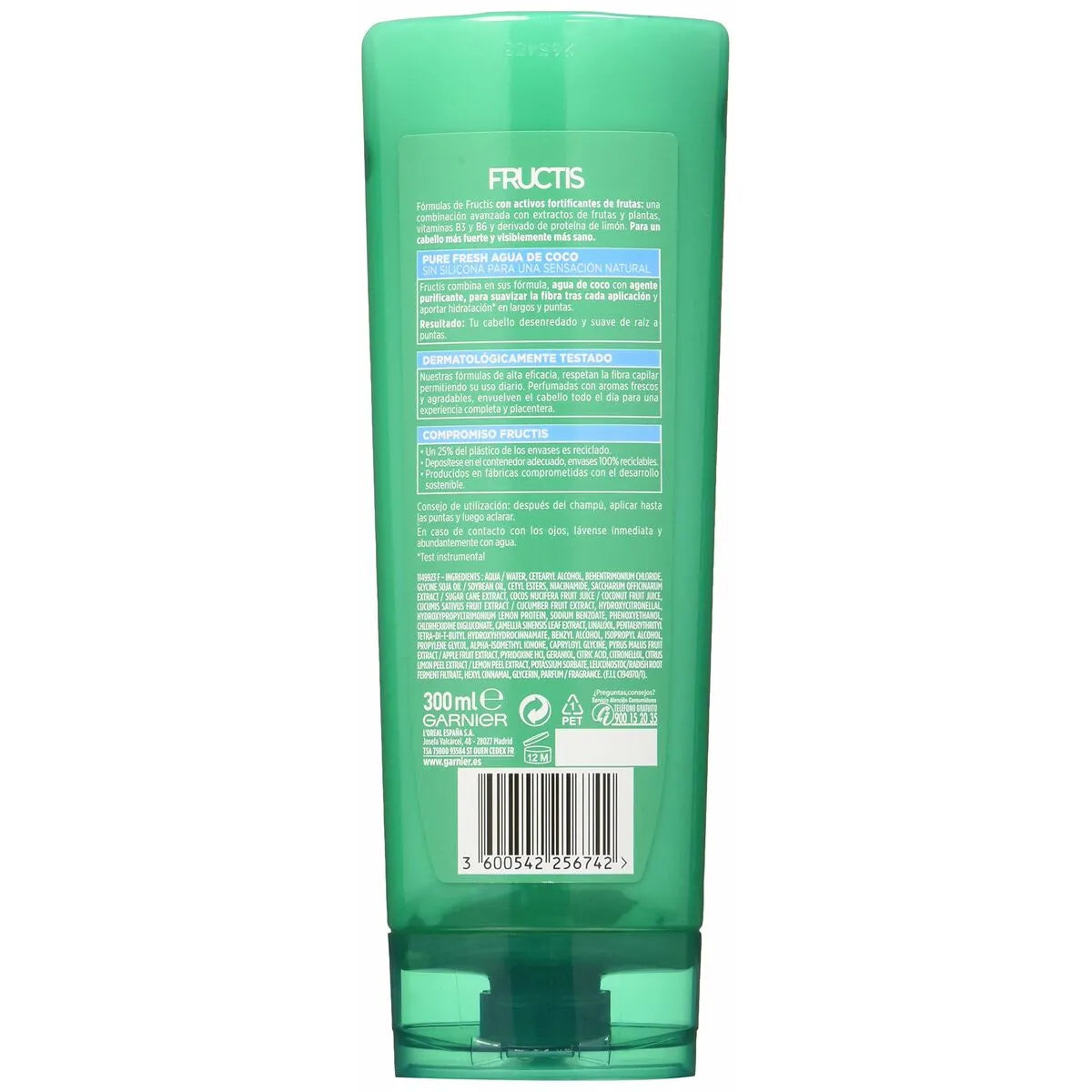 Detangling Conditioner Garnier Fructis Pure Fresh Coconut Water (300 ml)