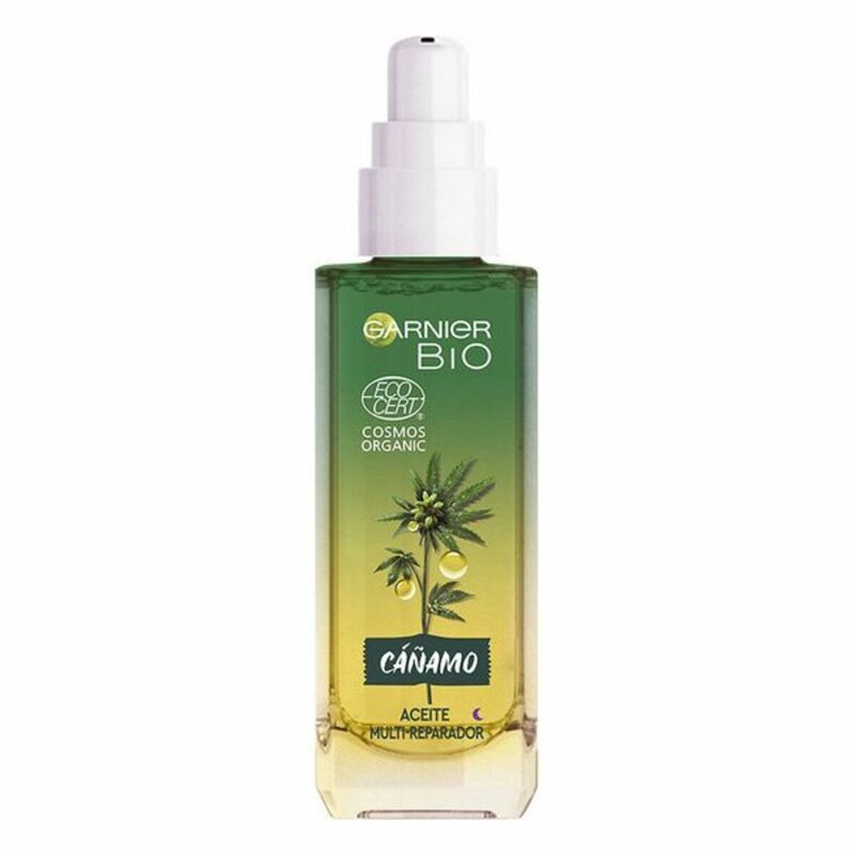 Huile Visage Garnier Bio Ecocert Chanvre Crème de Nuit Huile (30 ml) (30 ml)