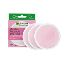 Load image into Gallery viewer, Make-up Remover Pads Garnier Skinactive Washable 3 Units