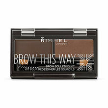 Load image into Gallery viewer, Eyebrow Make-up Rimmel London Brow This Way 003-Dark Brown