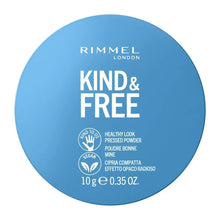 Cargar imagen en el visor de la galería, Compacte poeders Rimmel London Kind & Free 10-fair Matterende finish (10 g)