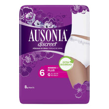 Charger l'image dans la galerie, Serviette hygiénique pour incontinence Ausonia Discreet Large (8 uds)