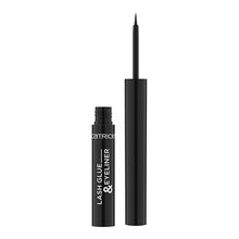 Afbeelding in Gallery-weergave laden, Eyeliner Catrice Nº 010 2-in-1 valse wimperlijm (1,7 ml)