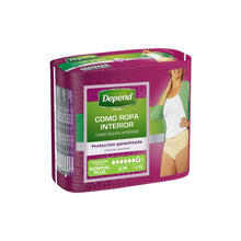 Afbeelding in Gallery-weergave laden, Incontinentiebeschermer Depend Plus S/M (10 uds)