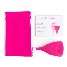 Load image into Gallery viewer, Menstrual Cup Intimina Lily Cup B Fuchsia Pink