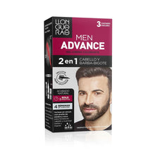 Cargar imagen en el visor de la galería, Crème Colorante Llongueras Men Advance Semi-permanent 3 - Marron Foncé (4 pcs)