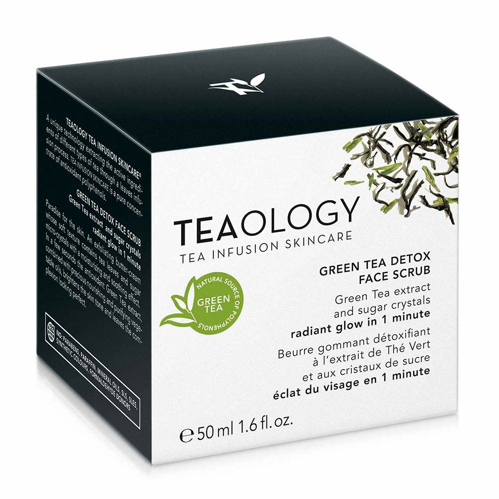 Exfoliërend Masker Teaology Groene Thee Suiker Ontgiftend (50 ml)