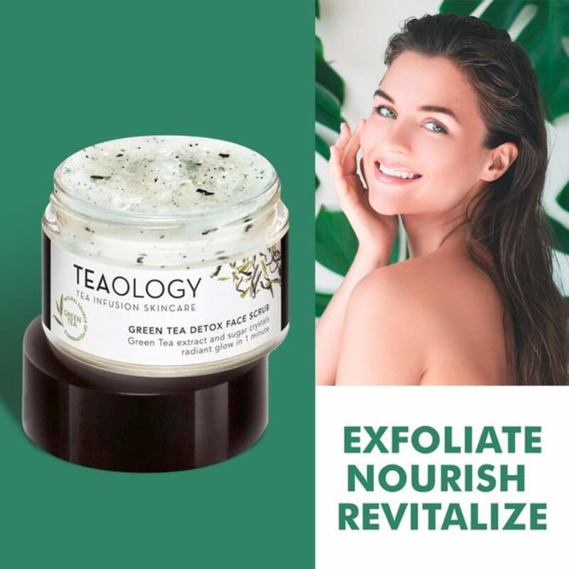 Exfoliërend Masker Teaology Groene Thee Suiker Ontgiftend (50 ml)