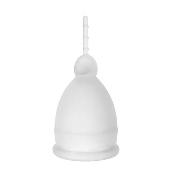 Wiederverwendbare Silikon-Hygienetasse Liebe Menstruationstasse Größe S