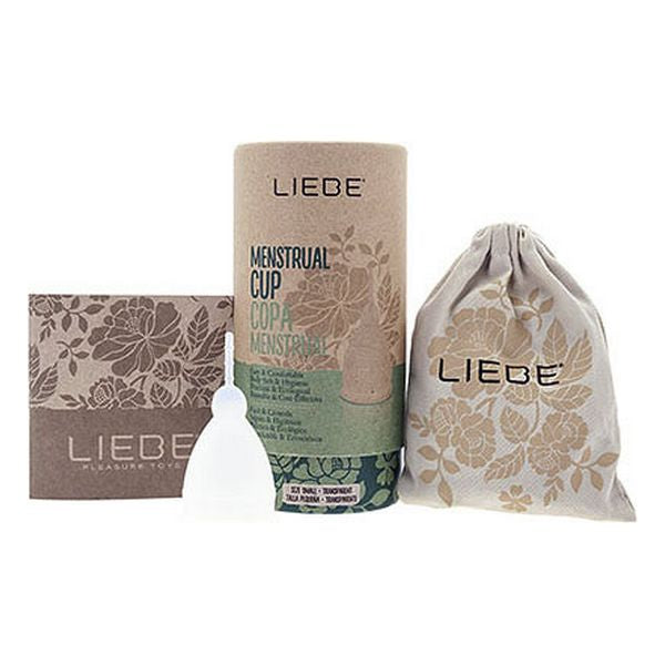 Wiederverwendbare Silikon-Hygienetasse Liebe Menstruationstasse Größe S