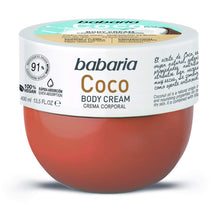 Afbeelding in Gallery-weergave laden, Bodycrème Babaria Kokos (400 ml)