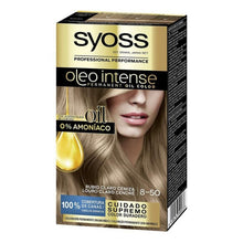 Charger l'image dans la galerie, Teinture Permanente Olio Intense Syoss Nº 8,50 Blond Clair Cendré