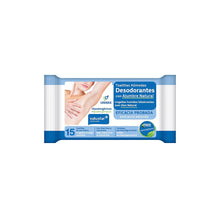 Load image into Gallery viewer, Moist Wipes Salustar Alum Deodorant (15 uds)