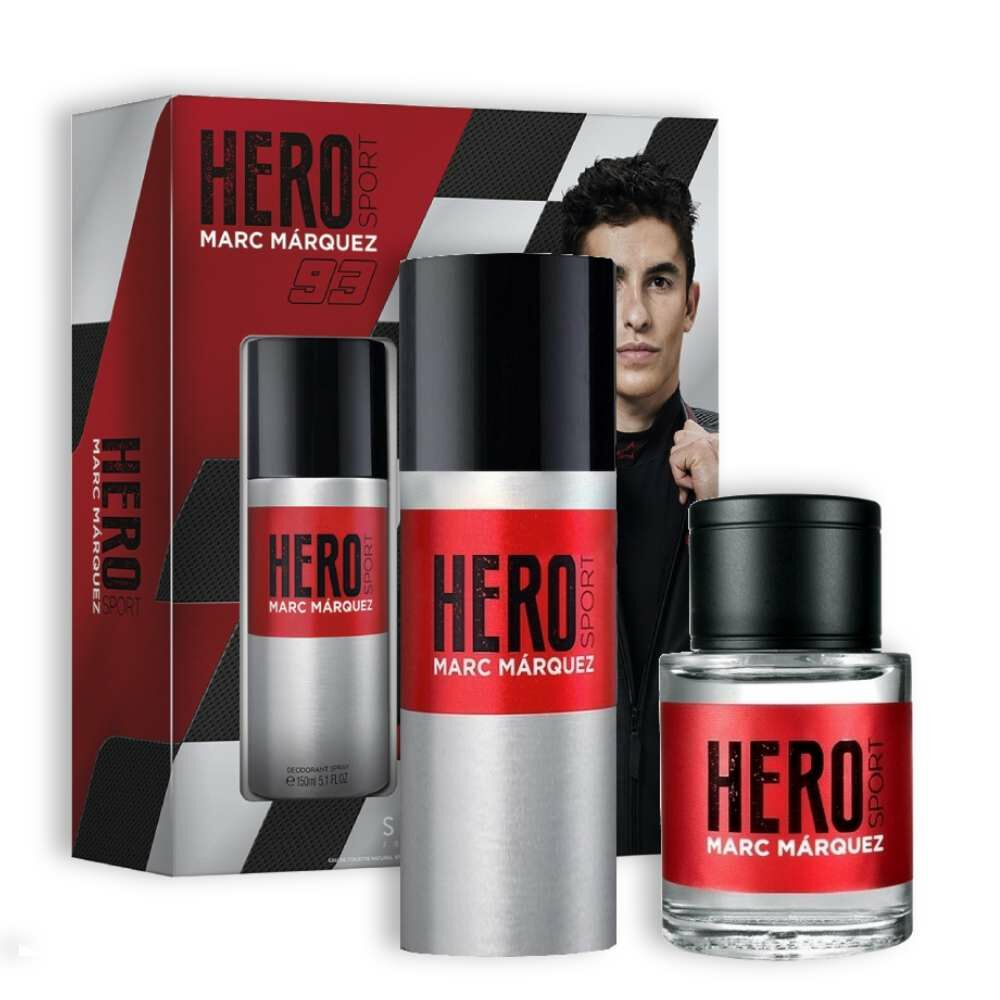 Men's Perfume Set Puig Hero Sport Marc Márquez (2 pcs) – Lindkart