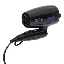 Load image into Gallery viewer, Hairdryer Taurus STUDIO 1500W Foldable Black