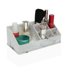 Cargar imagen en el visor de la galería, Make-up organizer Versa Marble polystyrene (9,3 x 6,7 x 17 cm)