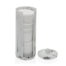 Cargar imagen en el visor de la galería, Organiser Versa Marble Make-up removing cotton wool polystyrene (7 x 19 x 7 cm)