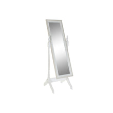 Cargar imagen en el visor de la galería, Miroir sur pied DKD Home Decor Blanc Miroir Romantique MDF (49,5 x 50,5 x 156 cm)