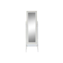 Cargar imagen en el visor de la galería, Miroir sur pied DKD Home Decor Blanc Miroir Romantique MDF (49,5 x 50,5 x 156 cm)