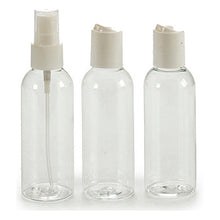 Lade das Bild in den Galerie-Viewer, Set de Voyage Blanc Transparent 3 Pièces