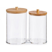 Charger l'image dans la galerie, Organisateur Coton Ouate Bambou Méthacrylate (8 x 13,5 x 15 cm)