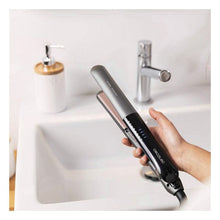 Cargar imagen en el visor de la galería, Plancha de pelo Cecotec Bamba RitualCare 1100 HidraProtect Ion Touch Negro/Rosa