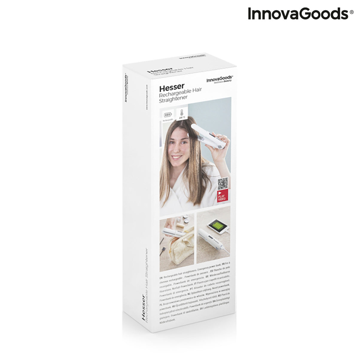 Fer à lisser rechargeable avec Power Bank Hesser InnovaGoods
