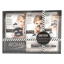 Lade das Bild in den Galerie-Viewer, Women's Cosmetics Set Detox Charcoal Black Passion Iroha (7 pcs) - Lindkart