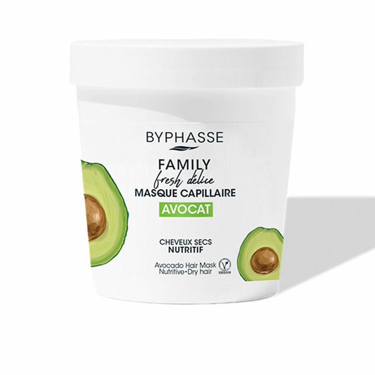 Masque Cheveux Nourrissant Byphasse Family Fresh Delice Cheveux Secs Avocat (250 ml)