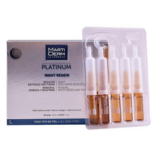 Load image into Gallery viewer, MartiDerm Platinum Night Renew Ampoules