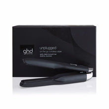 Load image into Gallery viewer, Ceramic Hair Straighteners Ghd Unplugged Black