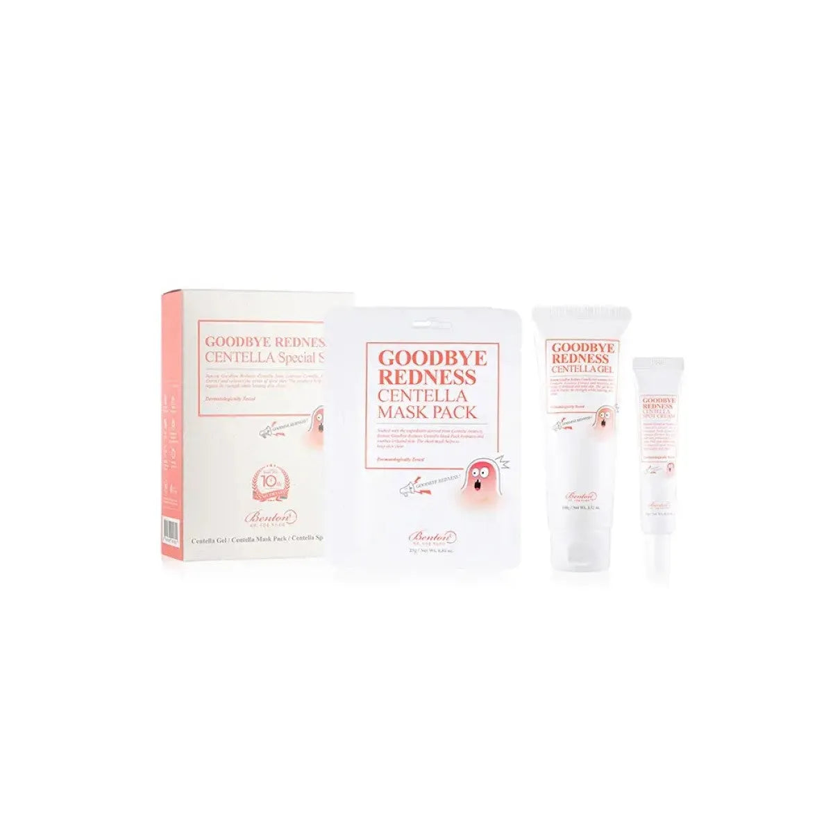 Unisex Cosmetic Set Benton Goodbye Redness (5 pcs)