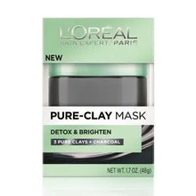 Load image into Gallery viewer, Pure Clay Detox & Brighten Face Mask L'Oreal - Lindkart