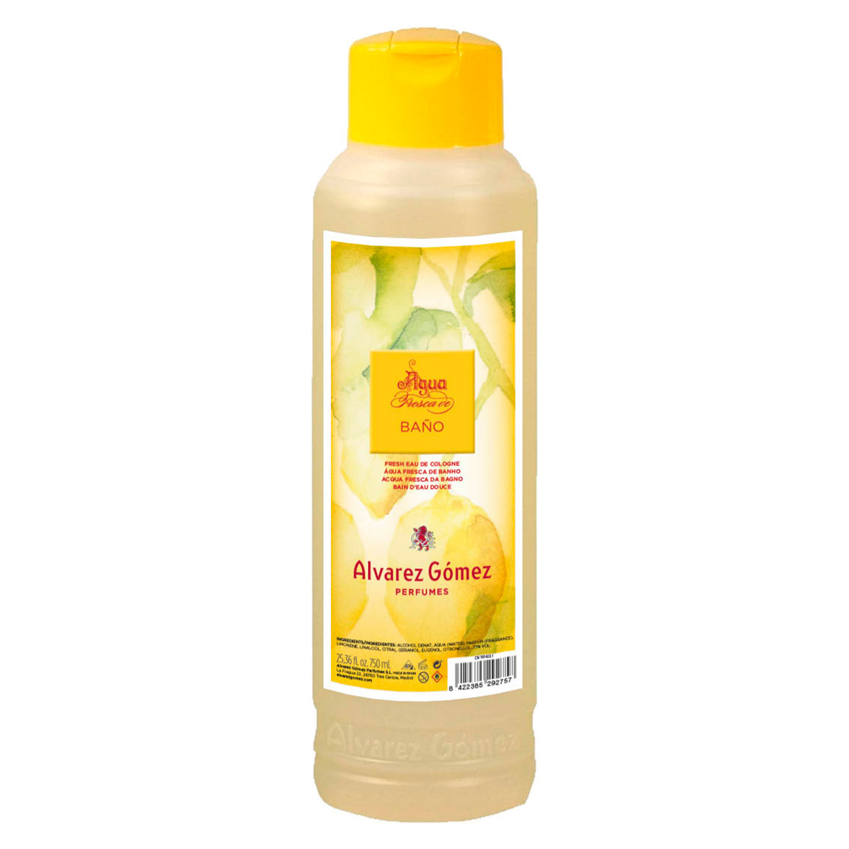 Alvarez Gómez Agua Fresca de Baño Eau de Cologne (750 ml) 2