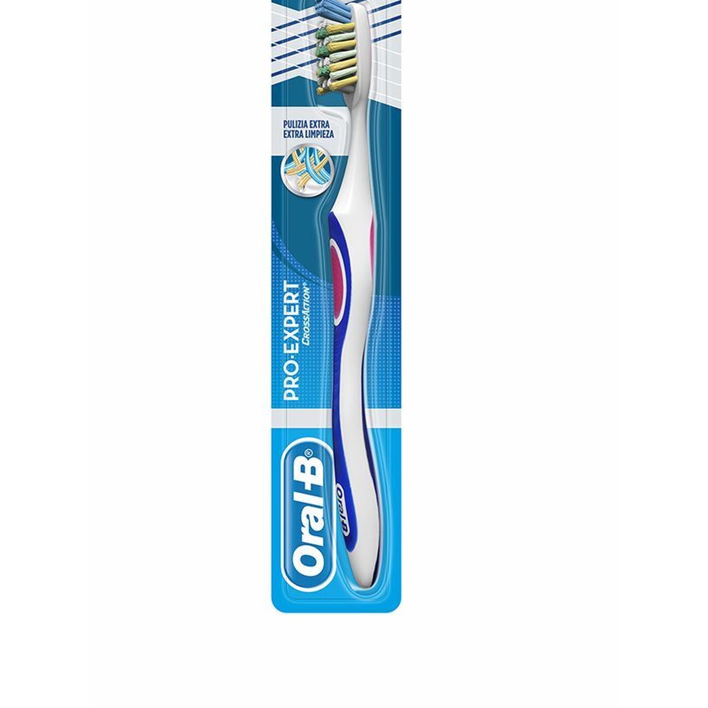 Oral-B Pro-Expert CrossAction Extra Clean toothbrush, closer pack view