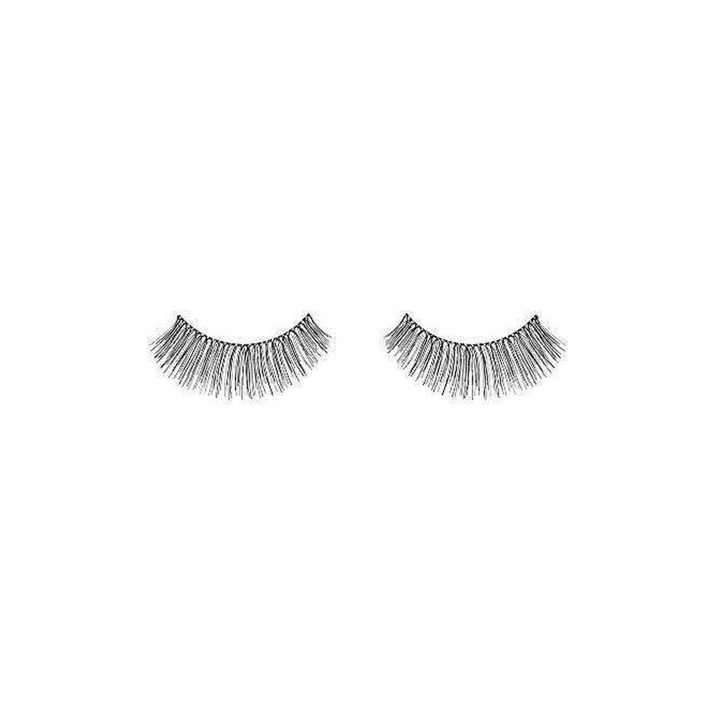 Ardell Fashion Lashes 105 Black strip lashes pair on white background