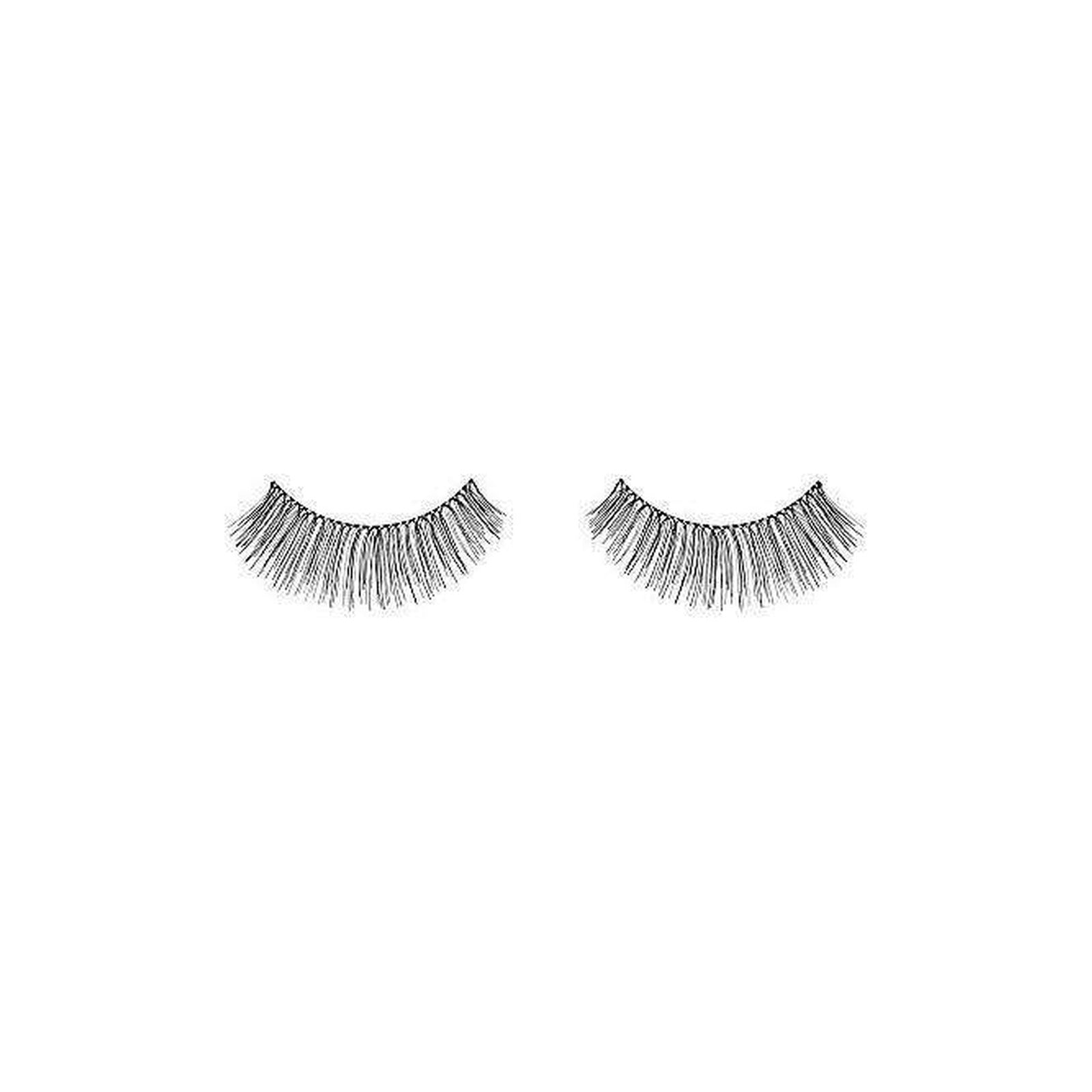 Ardell Fashion Lashes 105 Black strip lashes pair on white background