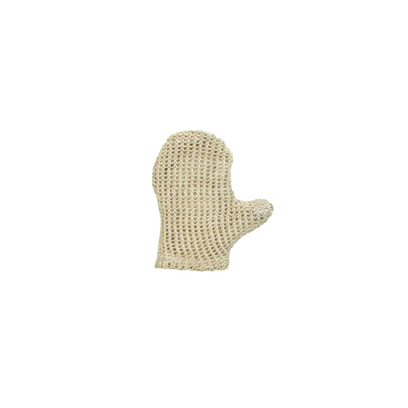 Eurostil Pollié crin exfoliating body mitt on white background
