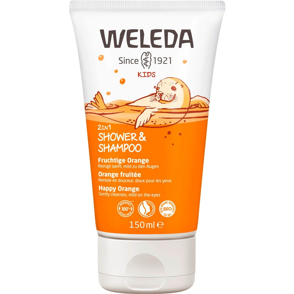 Weleda Kids 2in1 Shower and Shampoo Happy Orange 150 ml