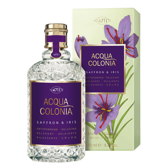 4711 Acqua Colonia Saffron and Iris Eau de Cologne 170 ml splash and spray