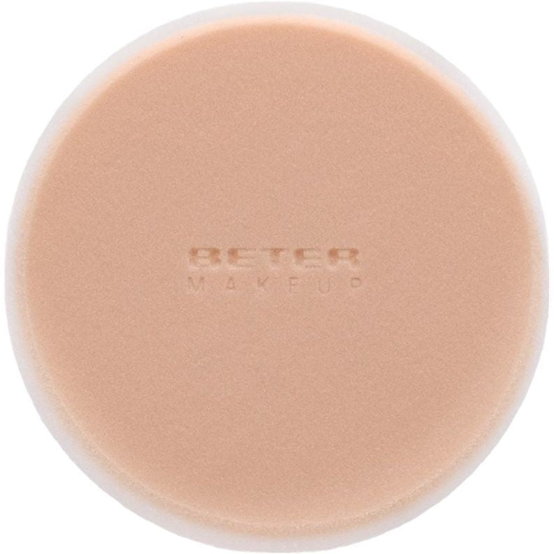 Beter latex makeup sponge with BETER MAKEUP stamp, extra angle