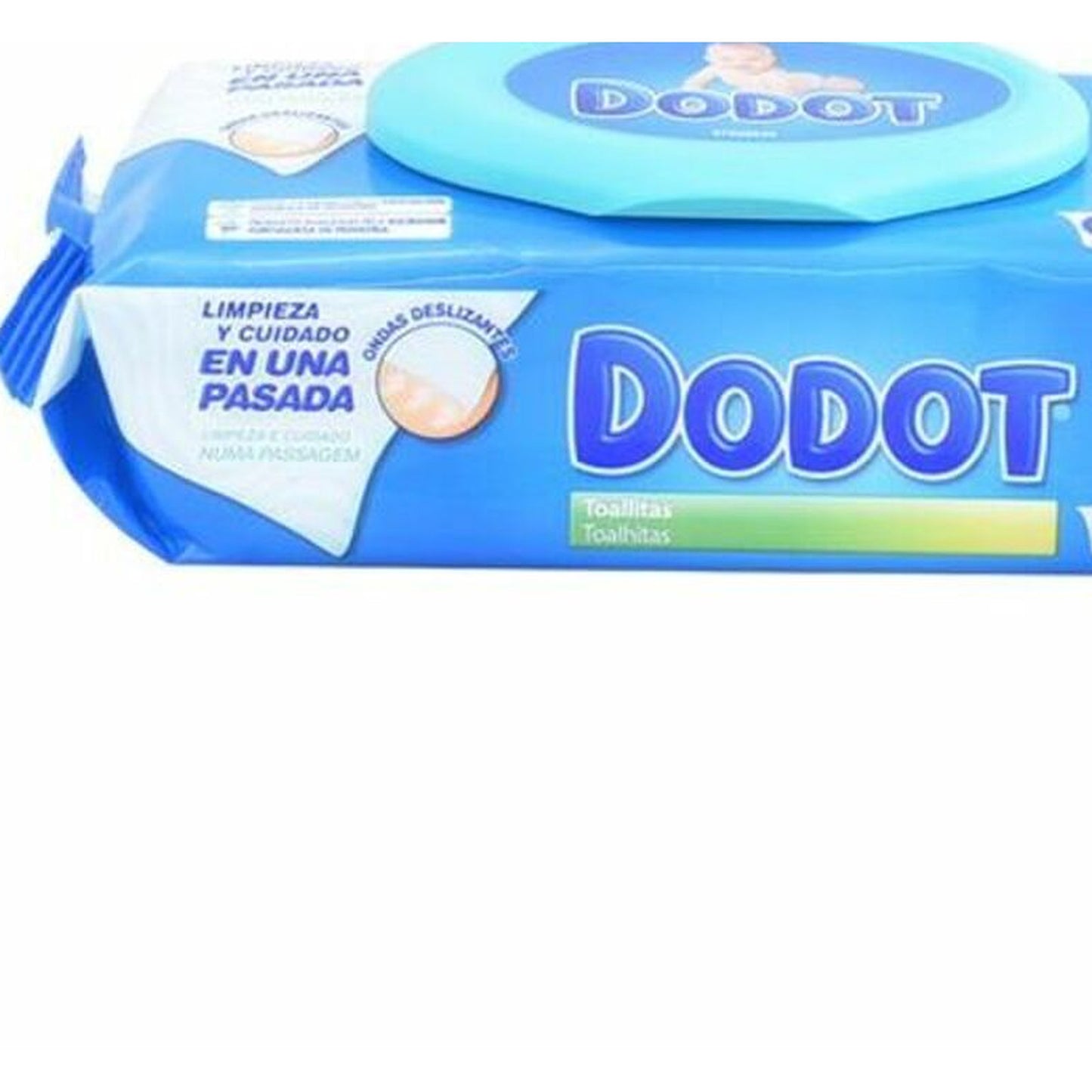 Dodot Ondas Deslizantes 64-wipe pack, front detail
