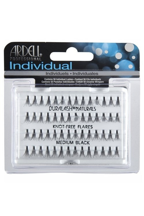 Ardell Duralash Knot-Free Naturals Medium Black tray pack, studio angle