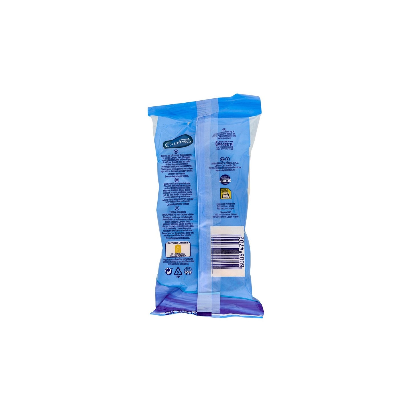 Calypso Tonic Massage pack back with EAN 80054702