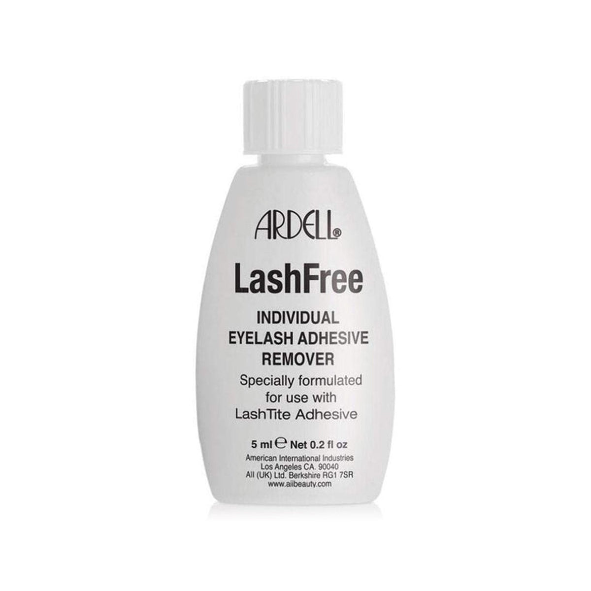 Ardell LashFree Individual Eyelash Adhesive Remover 5 ml bottle, extra angle