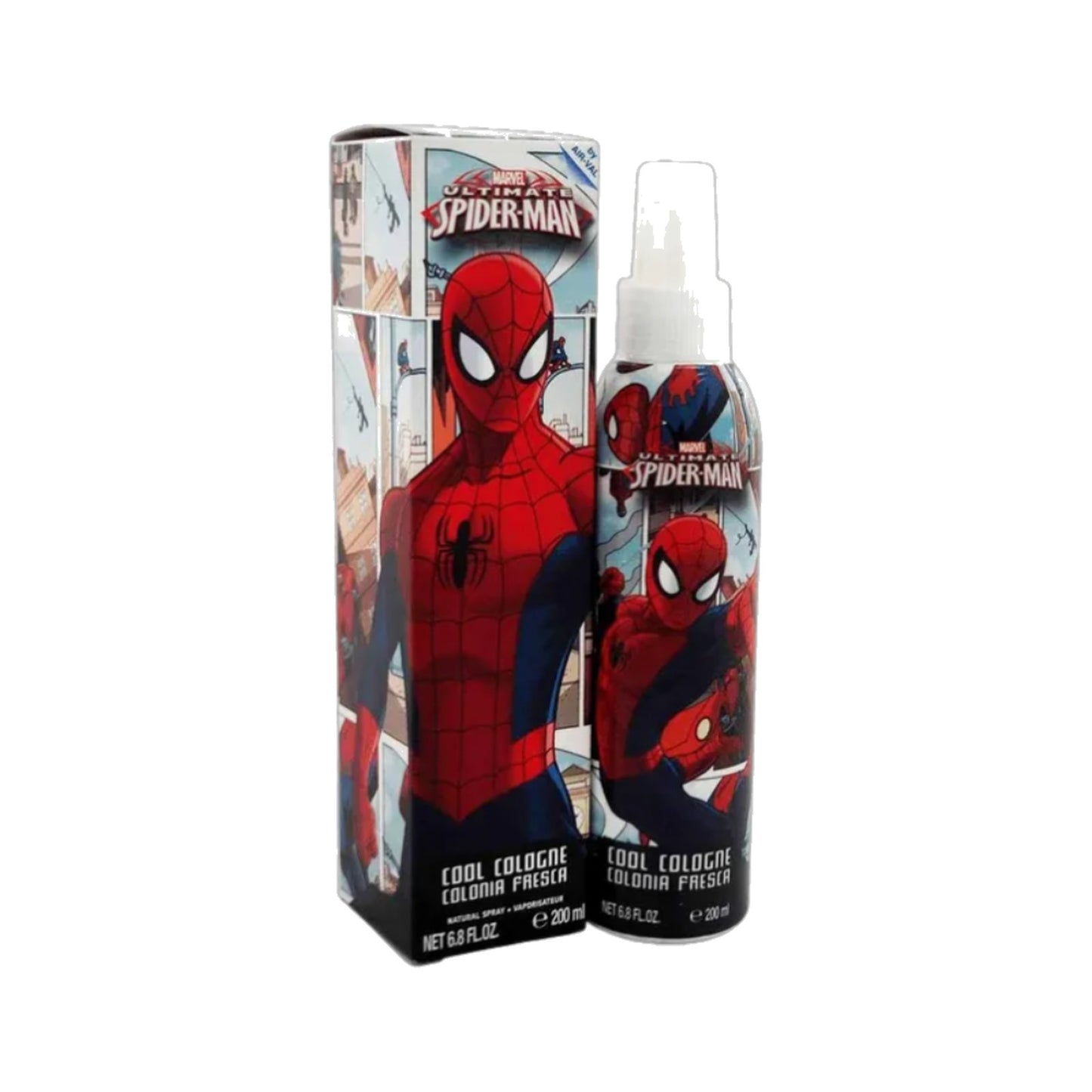 Marvel Ultimate Spider-Man Cool Cologne 200 ml box and bottle