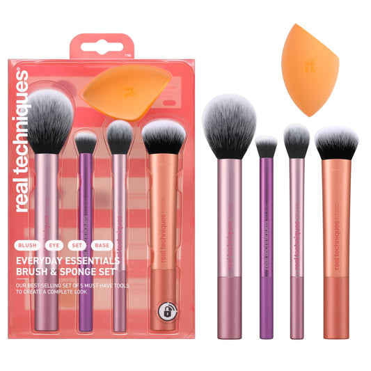 Real Techniques Naturally Radiant Makeup Brush Set (4 Pcs) 1