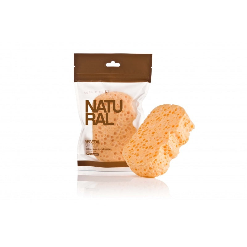Esponja de masaje natural bicolor Suavipiel: cuidado exfoliante suave para una piel suave y fresca