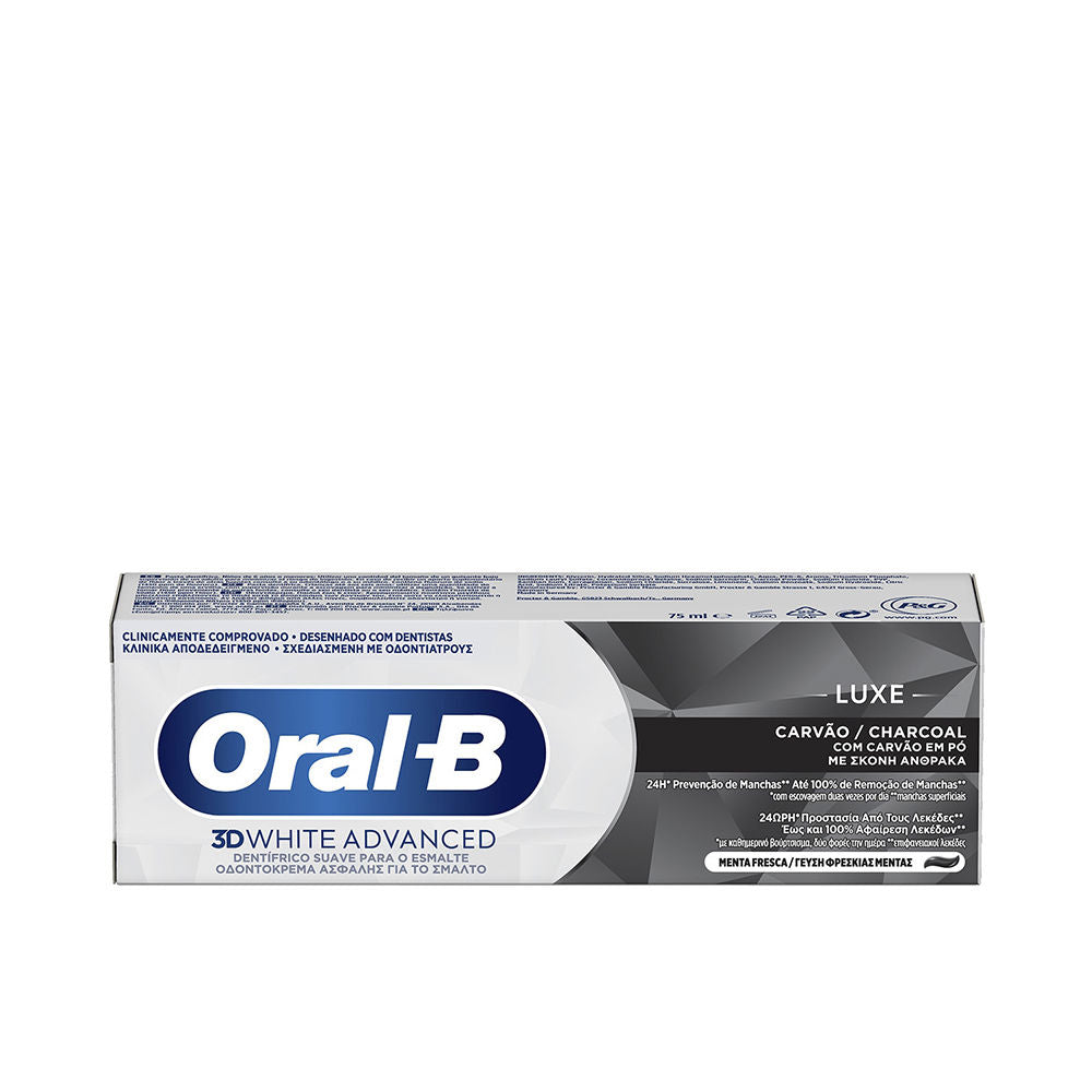 Oral-B 3D White Luxe Charcoal Toothpaste (75 ml) 1
